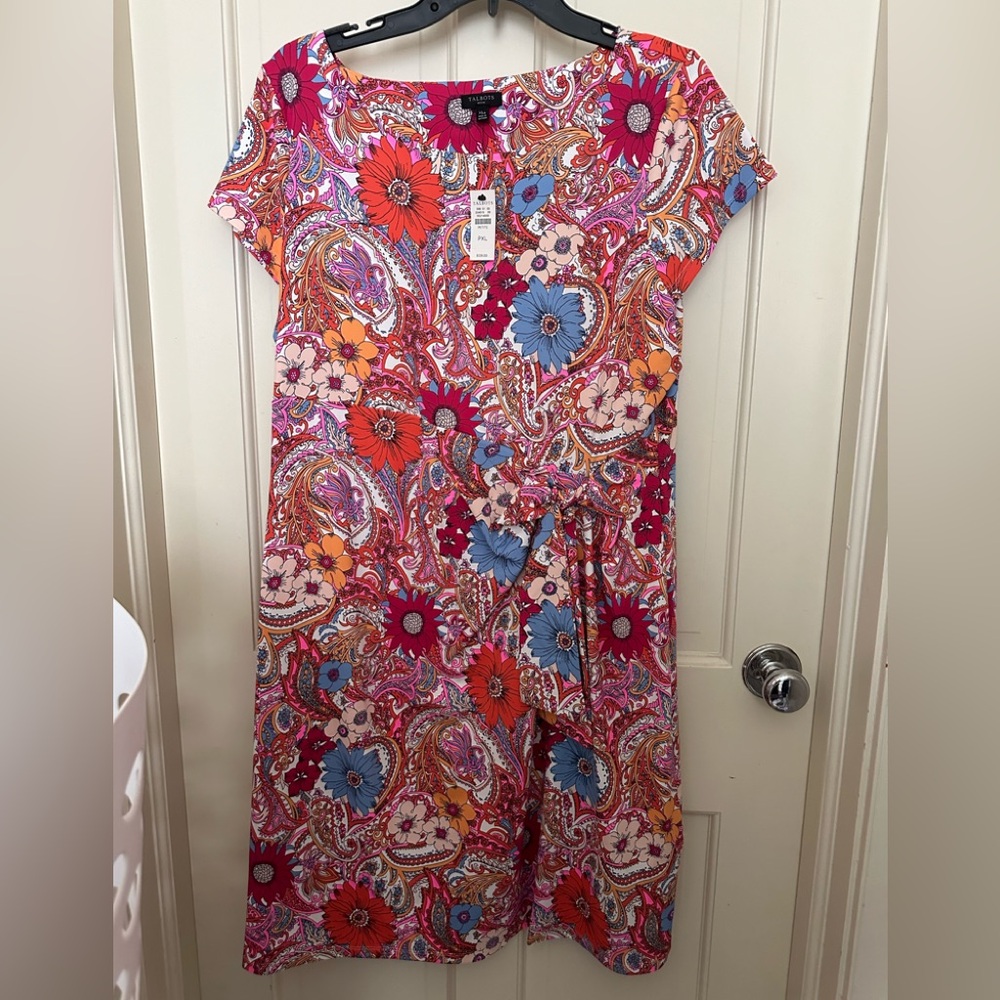 Talbots sarong dress